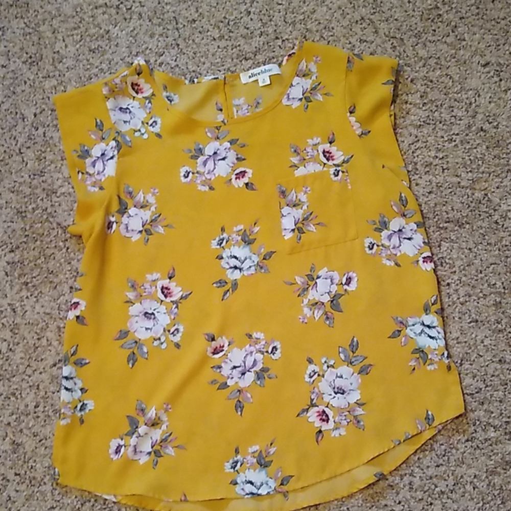 Short sleeve blouse